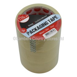 Timco Packaging Tape 48mm x 50m 3 Pack